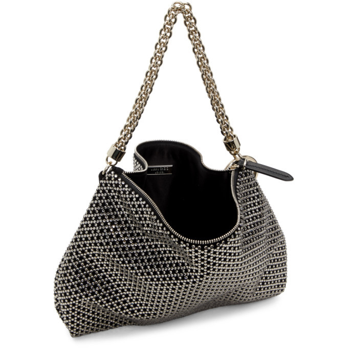 Jimmy Choo Black Crystal Callie Duffle Bag Jimmy Choo