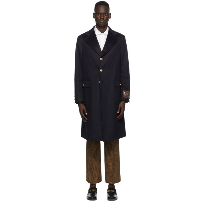 gucci eco cashmere coat