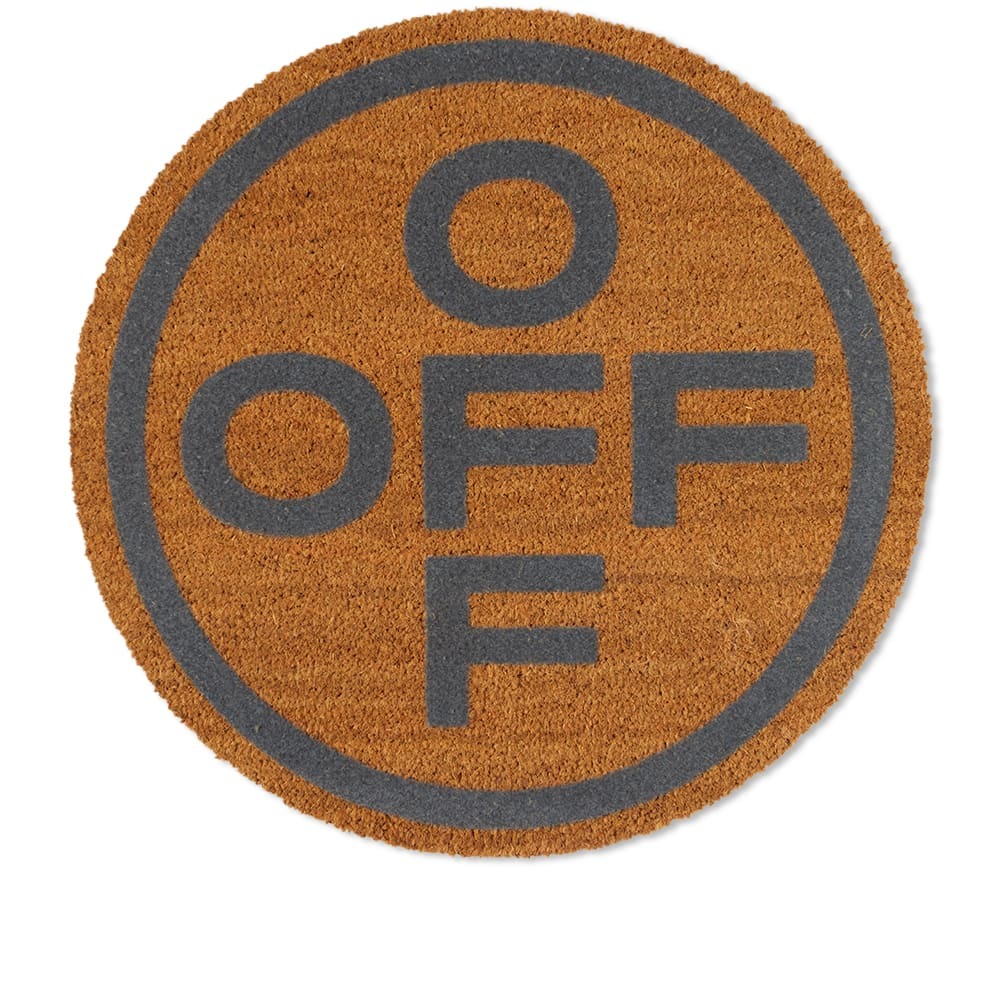 OffWhite Round Logo Doormat OffWhite