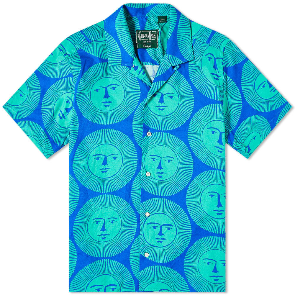 Gitman Vintage Camp Collar Dockside Print Shirt Gitman Vintage