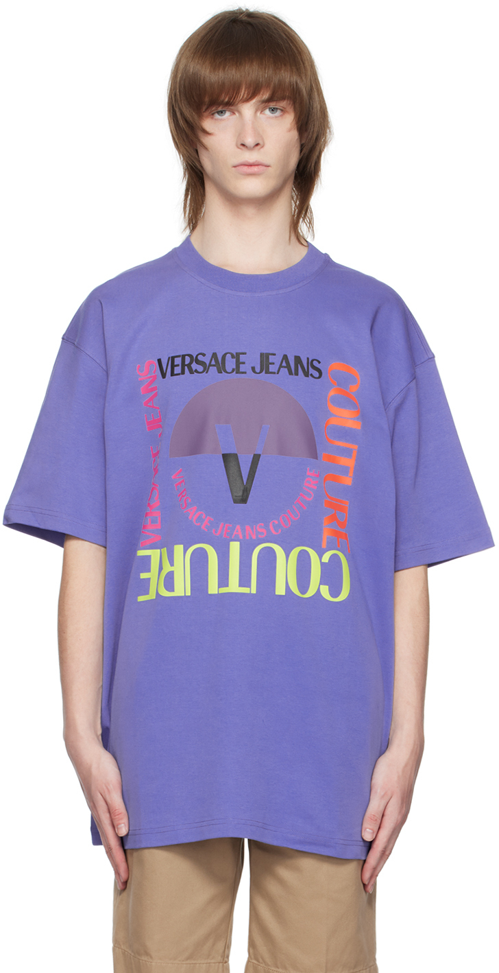 Versace Jeans Couture Blue VEmblem TShirt Versace