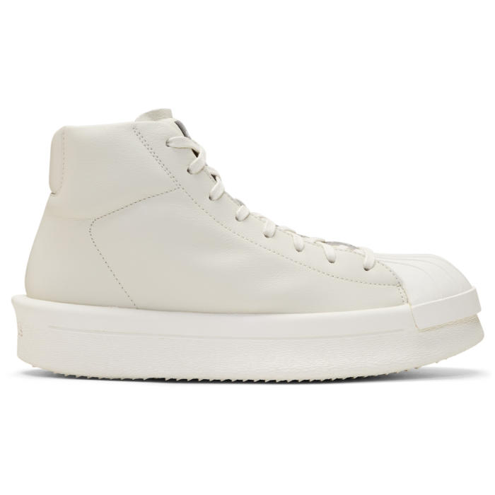 Rick Owens White adidas Originals Edition Mastadon Sneakers Rick Owens