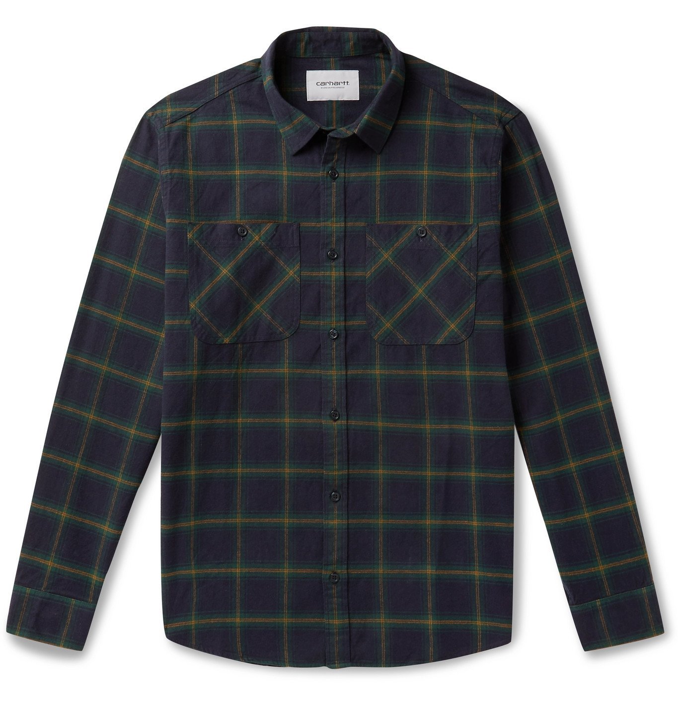 green carhartt shirt
