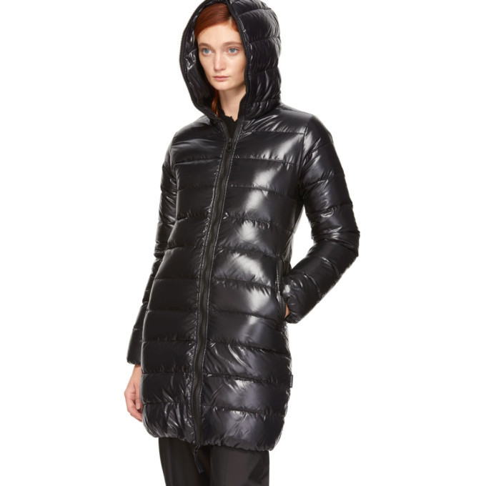 Duvetica Black Down Shiny Ace Jacket Duvetica