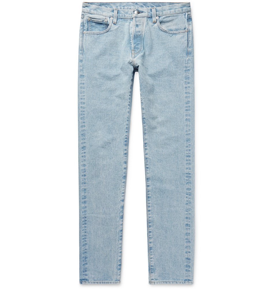 light blue denim skinny jeans mens