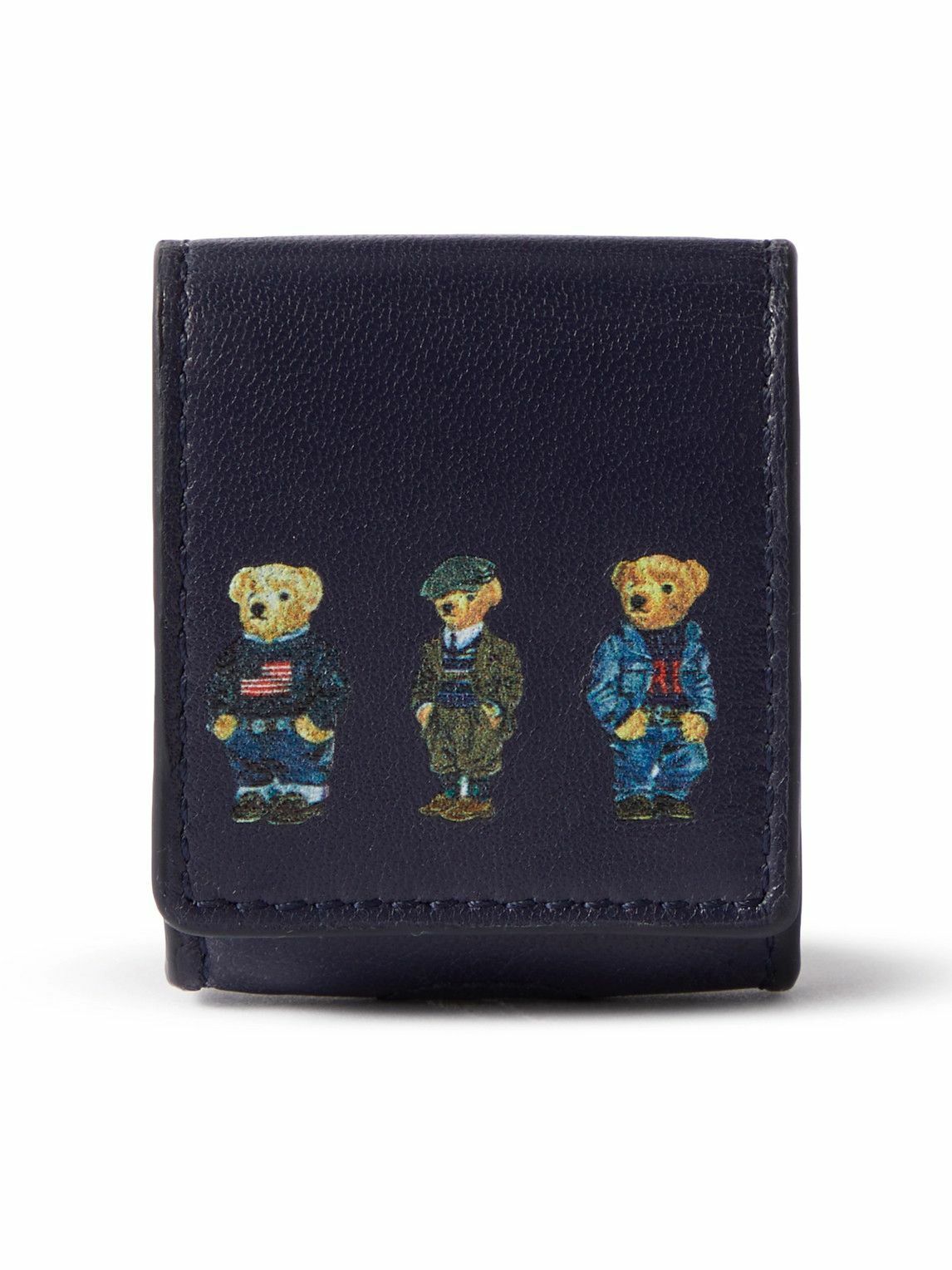 Photo: Polo Ralph Lauren - Printed Textured-Leather AirPods Pro Case
