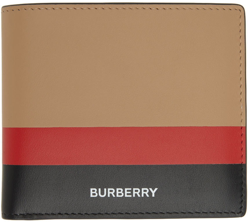 Photo: Burberry Beige Leather Bifold Wallet
