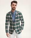 Brooks Brothers Men's Regent Regular-Fit Sport Coat, Madras | Green