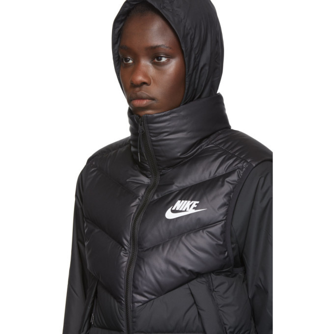 Nike Black Down Windrunner Vest Nike