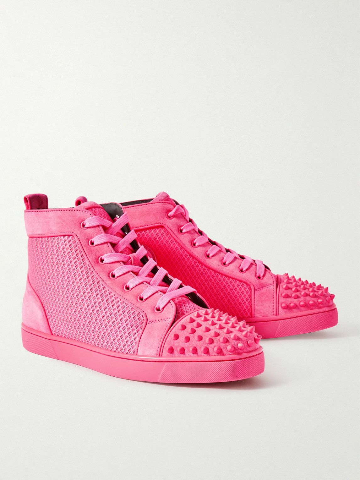 pink christian louboutin men