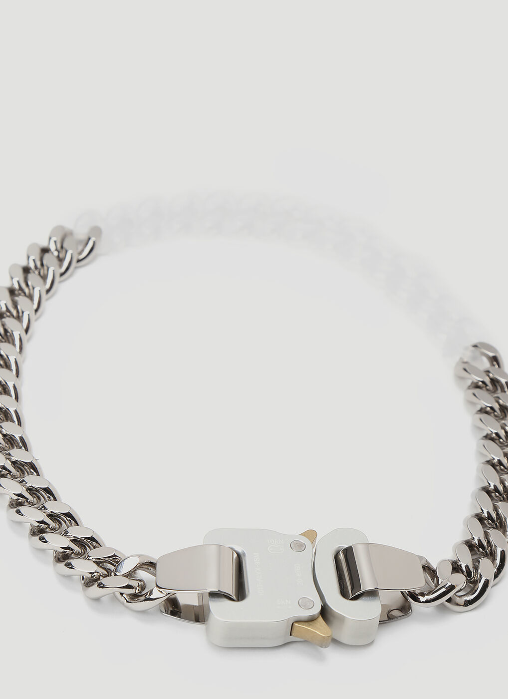 Contrast Chain Necklace in Silver
