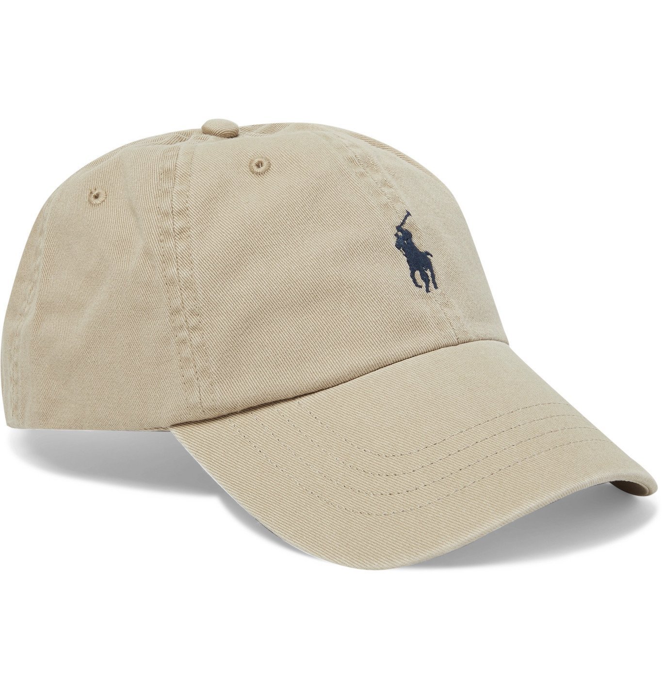 POLO RALPH LAUREN - Logo-Embroidered Cotton-Twill Baseball Cap - Neutrals Polo  Ralph Lauren