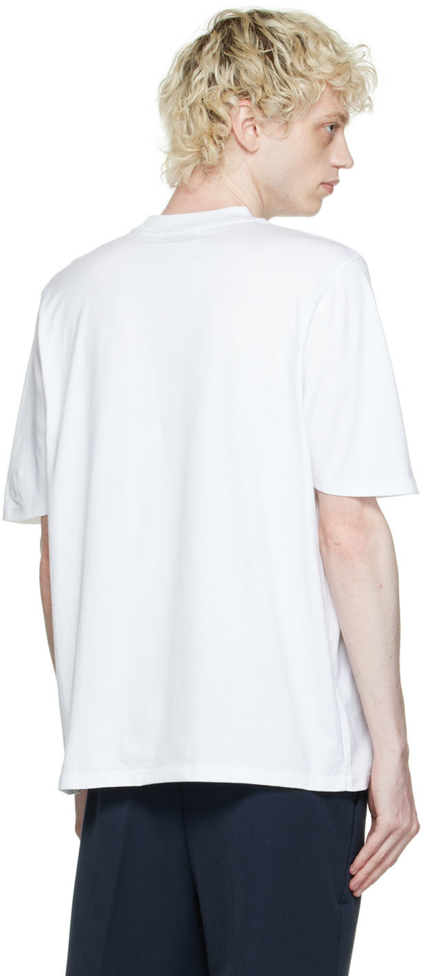 Manors Golf White Embroidered TShirt