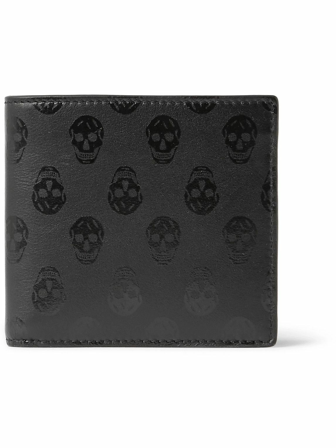 Alexander McQueen - Printed Leather Billfold Wallet Alexander McQueen