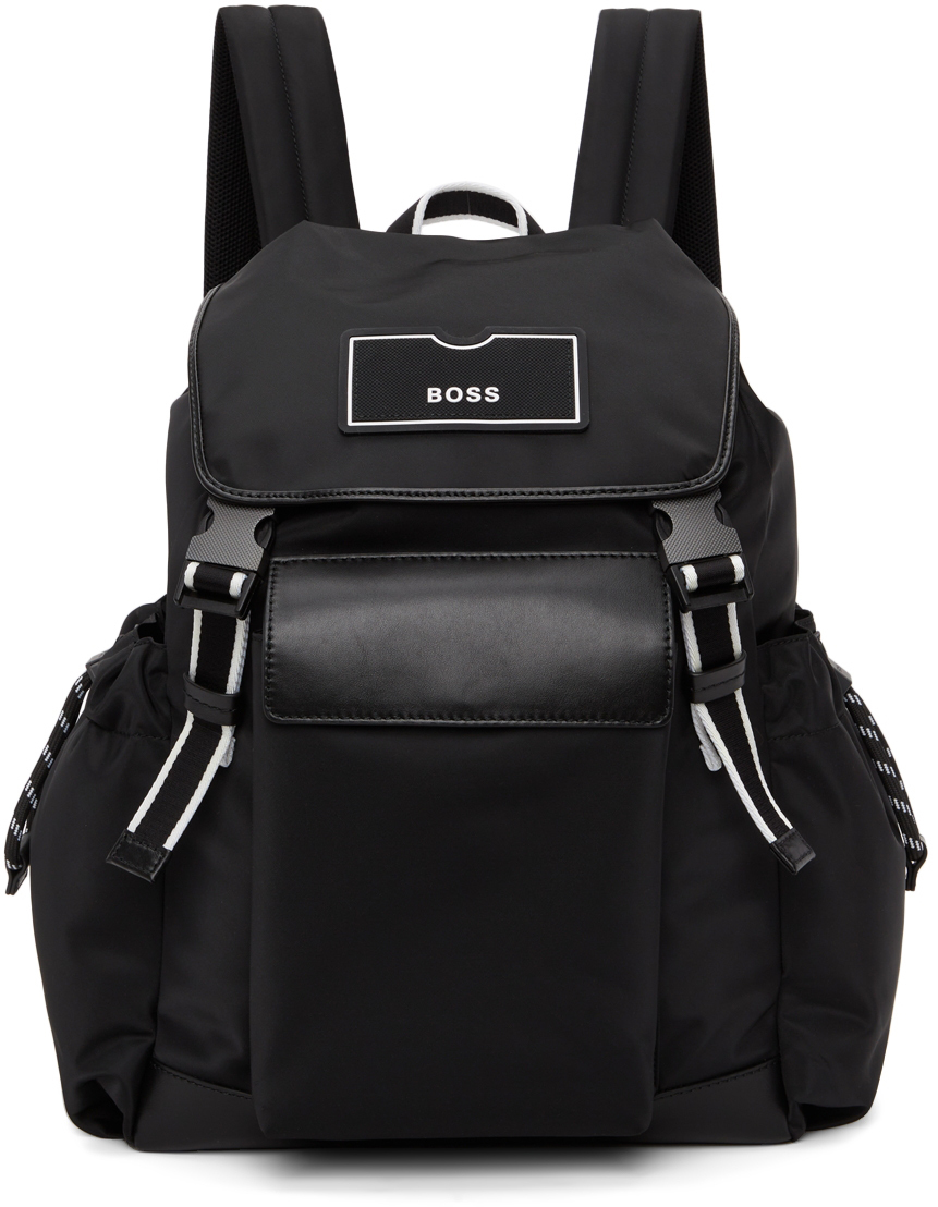 Boss Black Unwrapped Backpack BOSS