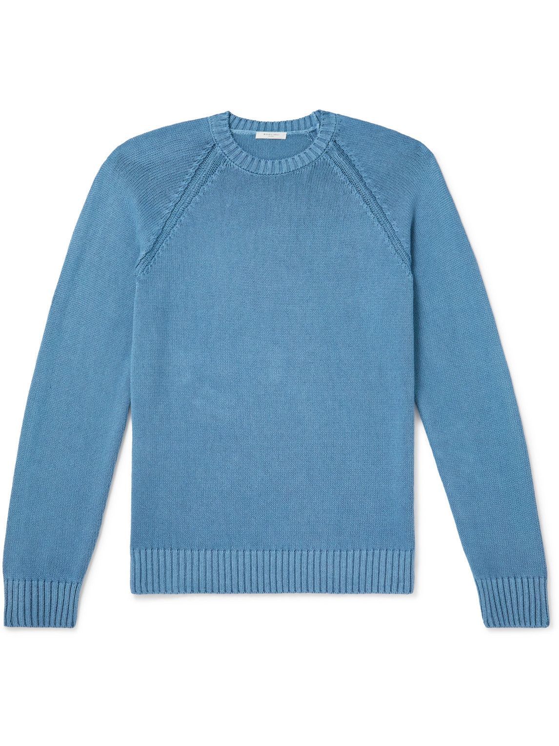 Photo: Boglioli - Cotton Sweater - Blue