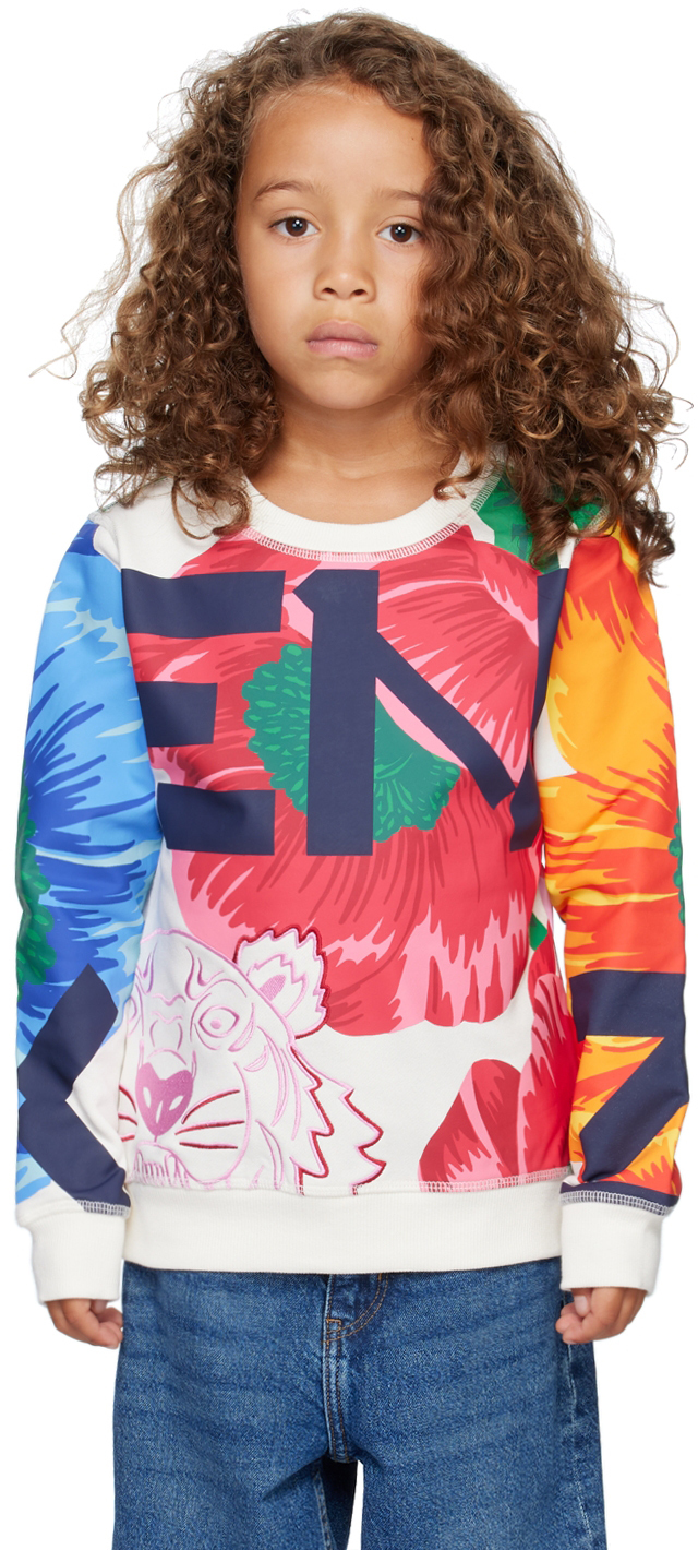 Kenzo Kids Multicolor Multi Icons Sweatshirt Kenzo