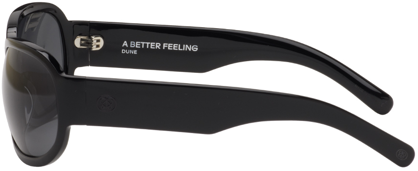 A BETTER FEELING Black Dune Sunglasses A BETTER FEELING