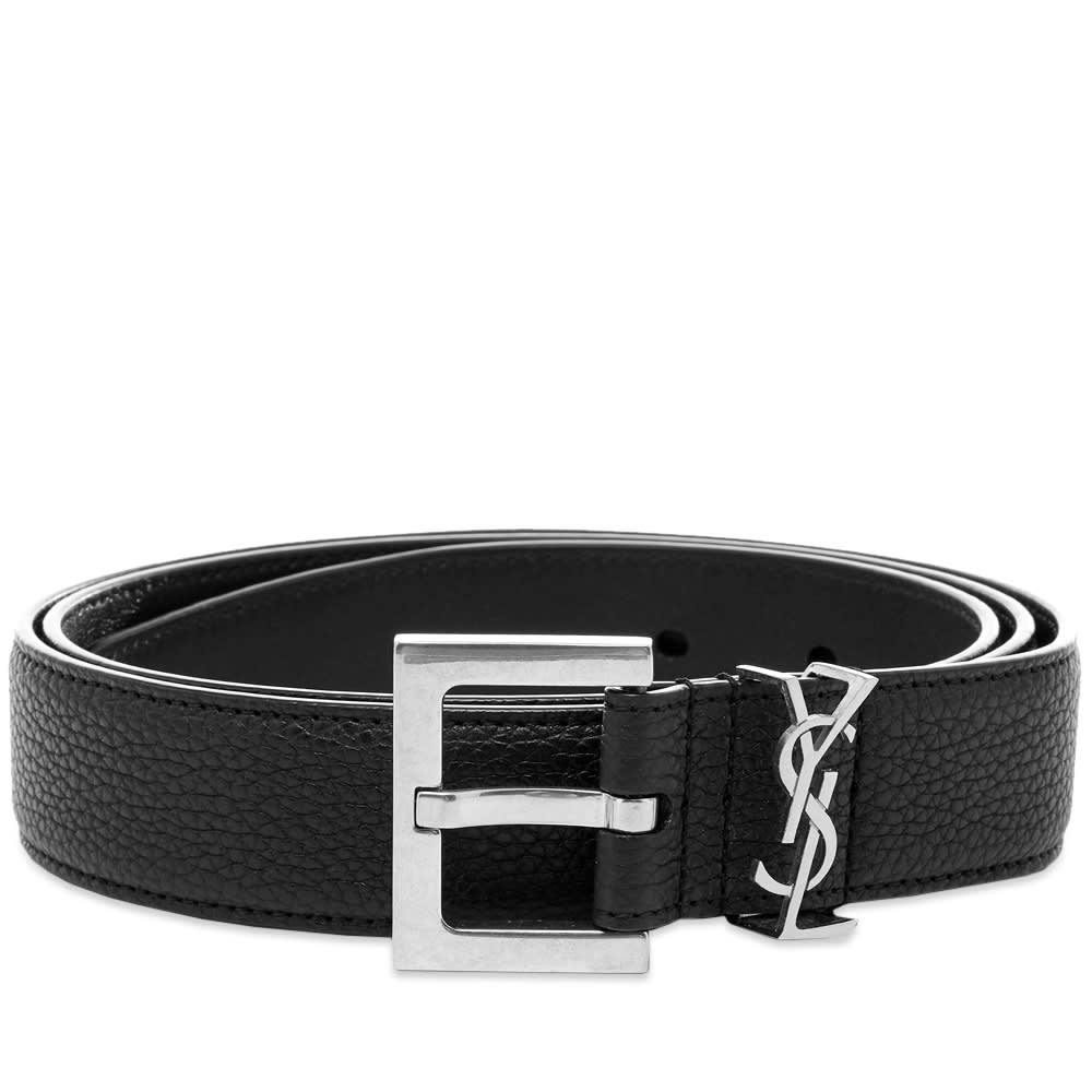 ysl logo belt