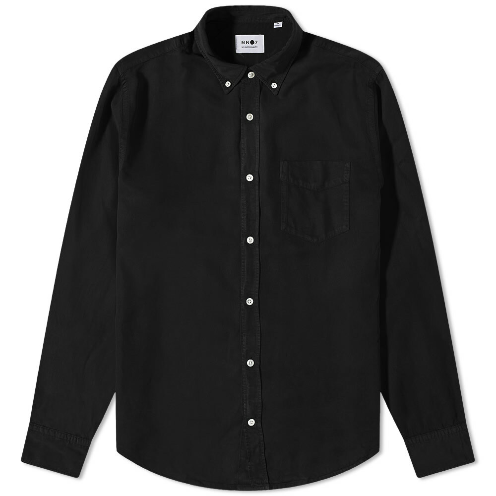 NN07 Men's Levon Button Down Shirt in Black NN07