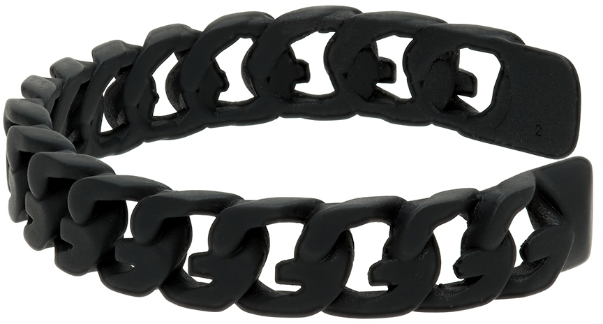 Givenchy Black Small G Chain Bangle Bracelet for Men Mens Jewellery Bracelets 