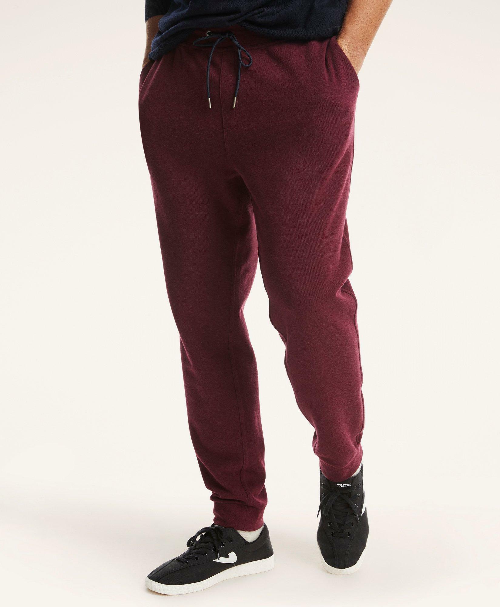 Photo: Brooks Brothers Men's Big & Tall Cotton-Blend Sweatpants | Red
