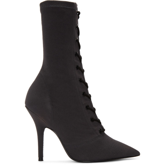 yeezy black boots