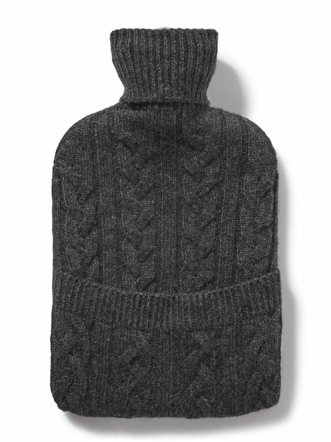 Johnstons of Elgin CableKnit Cashmere Hot Water Bottle Johnstons of