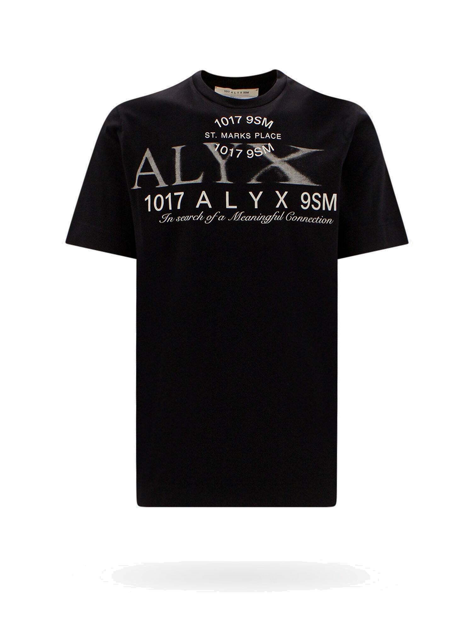 Alyx T Shirt Black Mens 1017 ALYX 9SM