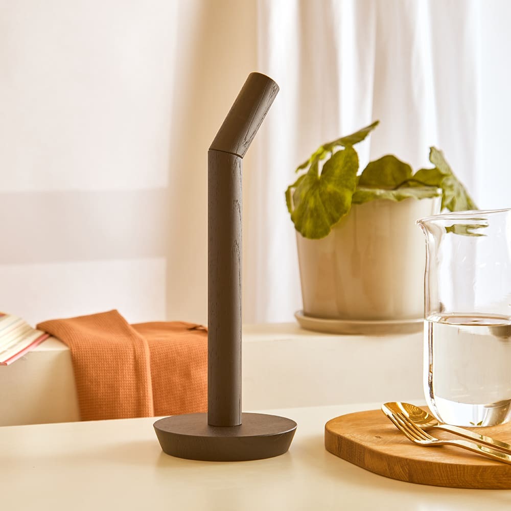 HAY Porter Kitchen Roll Holder in Black HAY