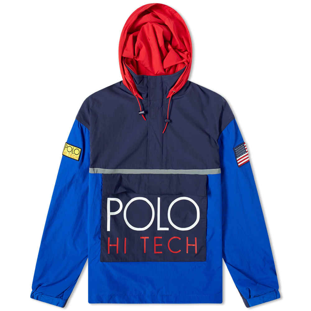 Polo Ralph Lauren Hi-Tech Colour Block Pullover Jacket Polo Ralph Lauren