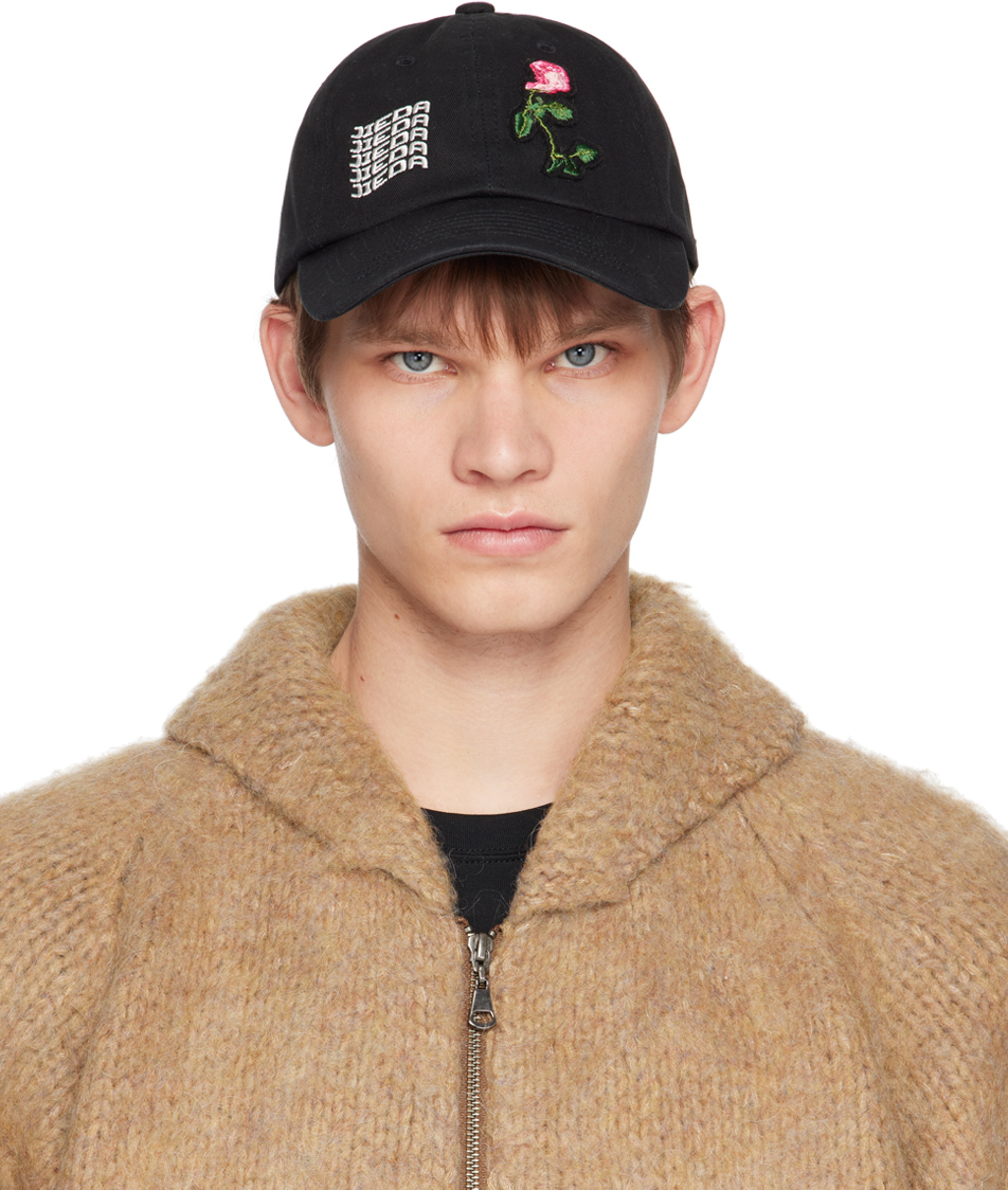 JieDa Black Embroidery Cap JieDa
