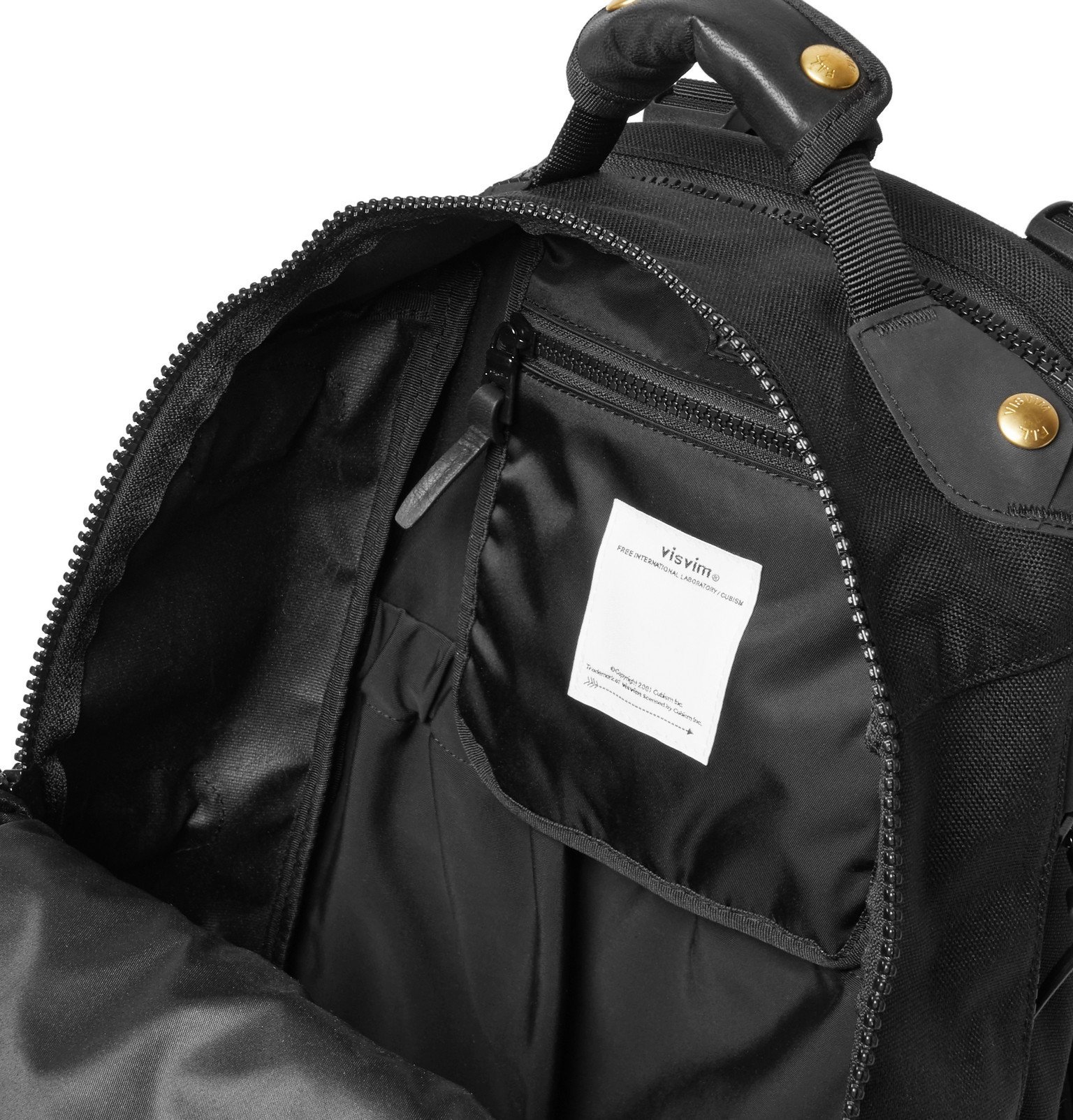 visvim - CORDURA and Faux Leather Backpack - Black Visvim