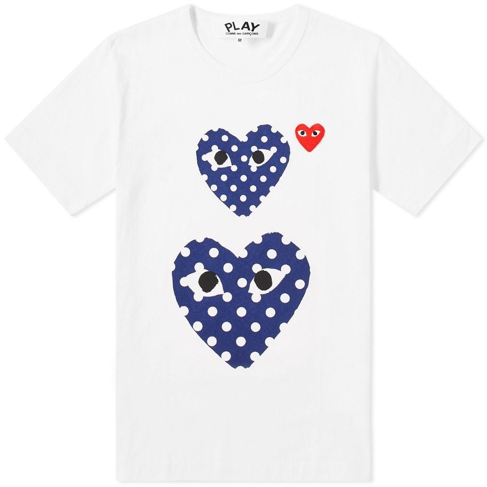 comme des garcons play heart tee