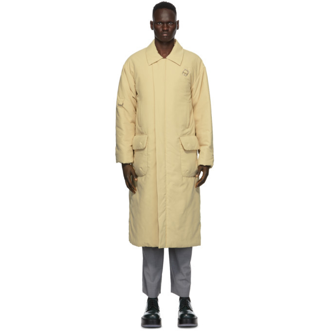 tan raincoat