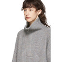 Isabel Marant Etoile Grey Myclan Knit Fluffy Turtleneck