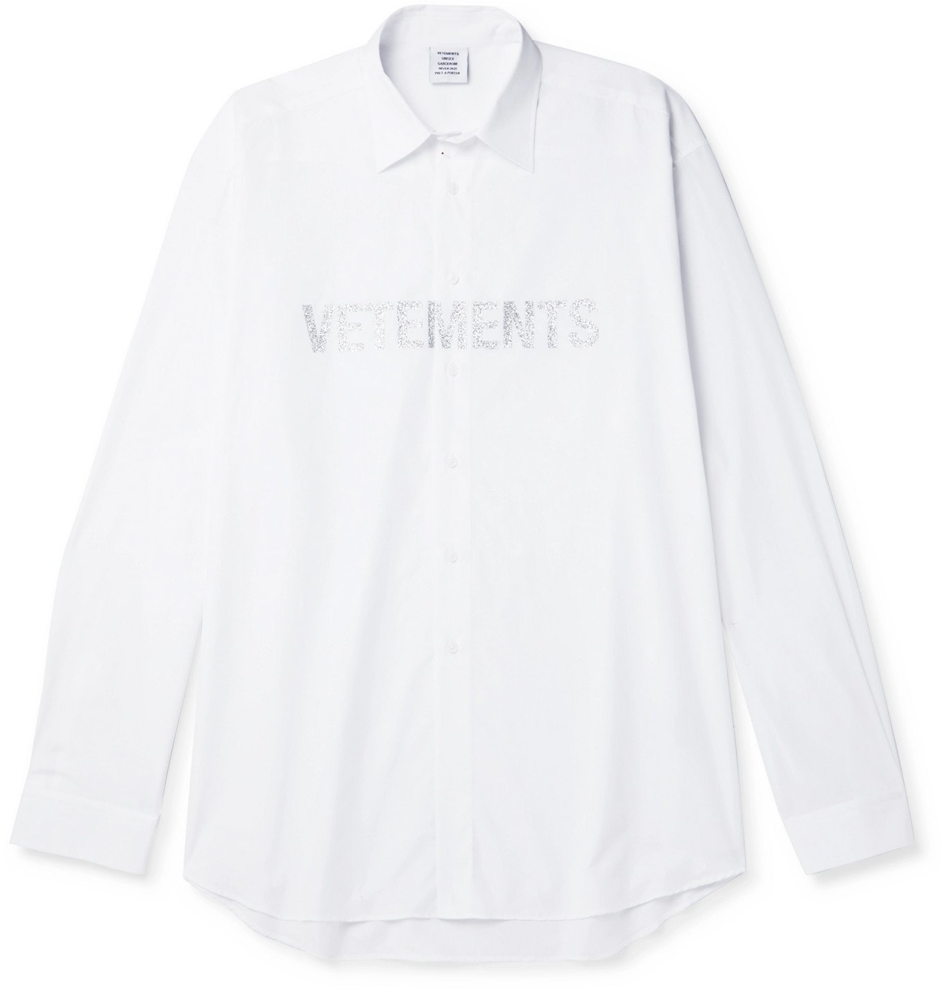 vetements shirt white