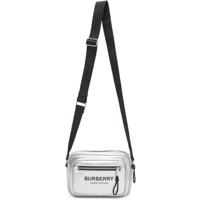 burberry silver bag