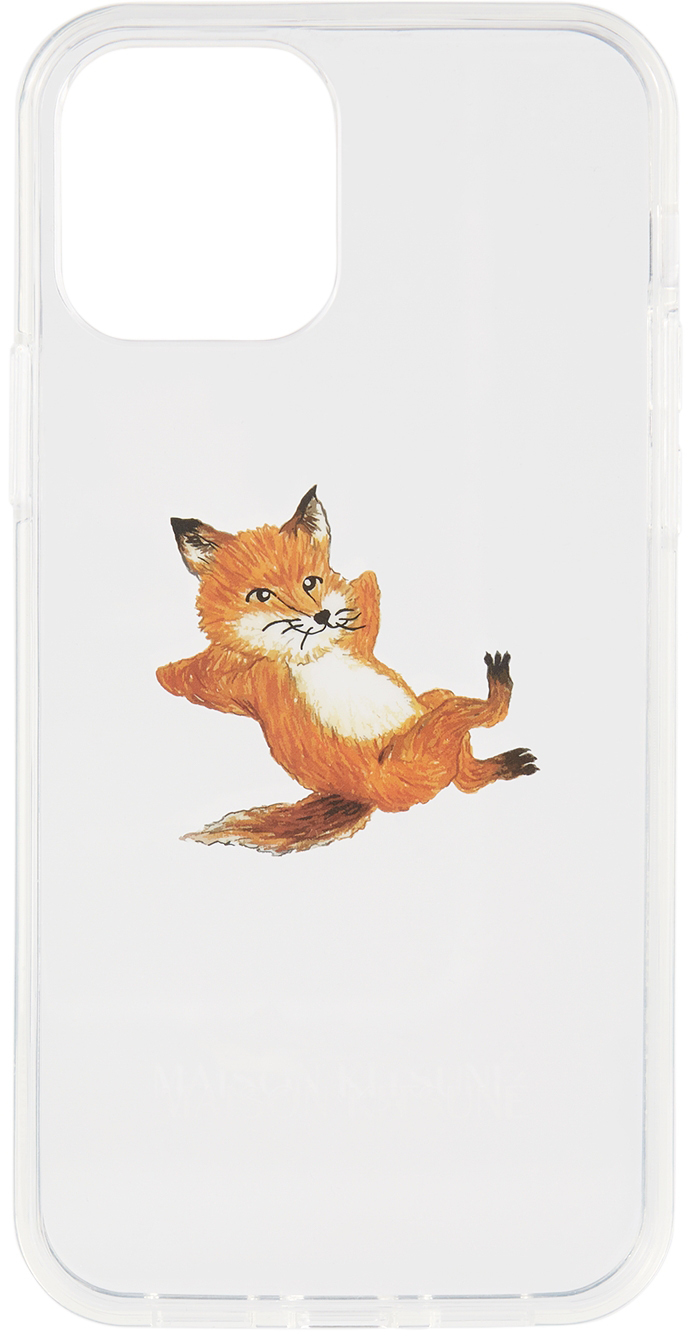 Native Union Transparent Maison Kitsune Edition Chillax Fox iPhone 12