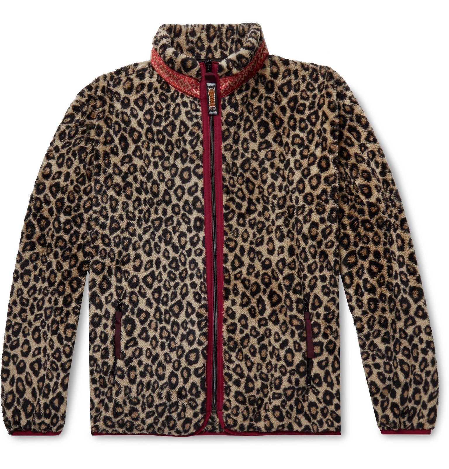 KAPITAL - Leopard-Print Fleece Jacket - Animal print KAPITAL