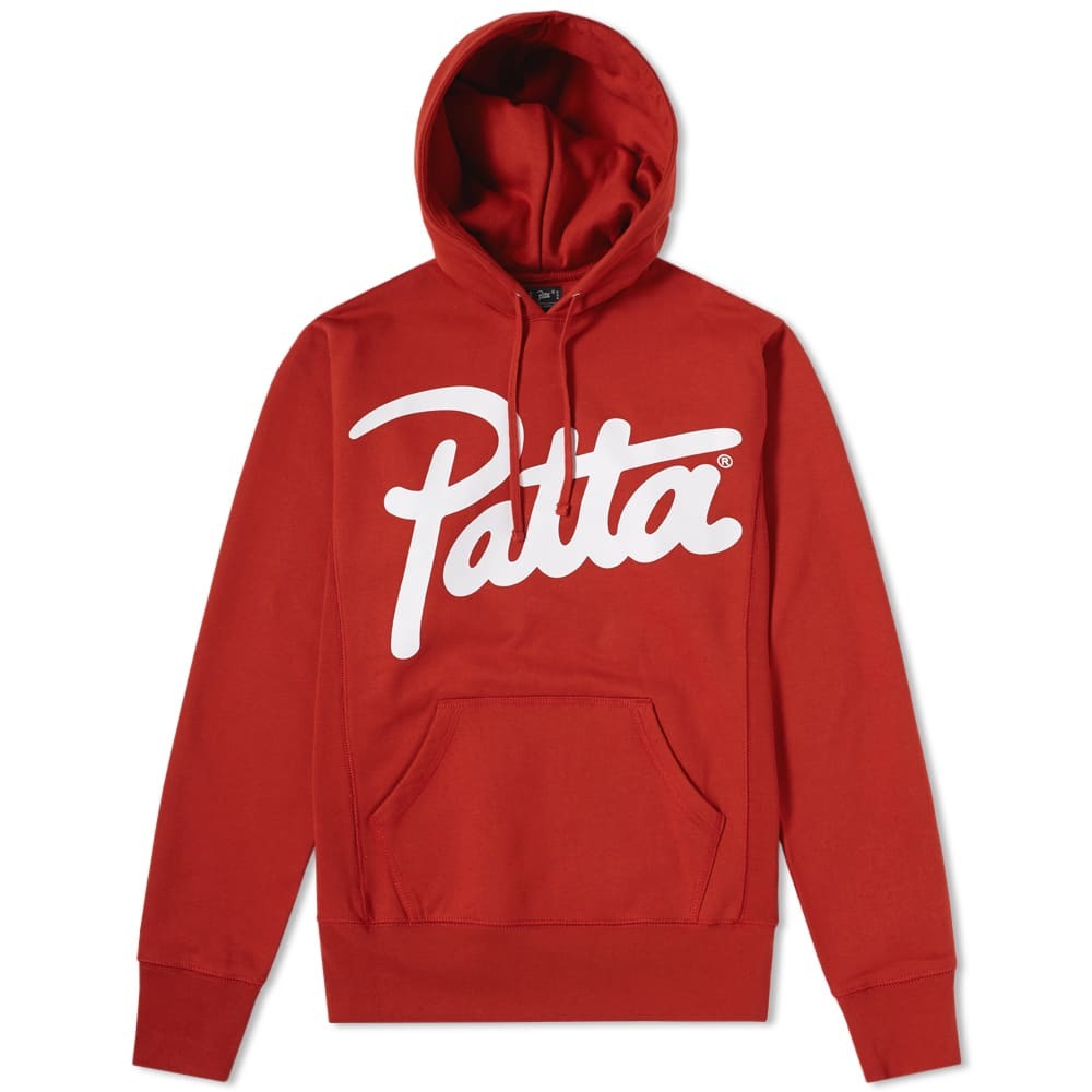 Patta Script Logo Hoodie Factory Sale, SAVE 37% - raptorunderlayment.com