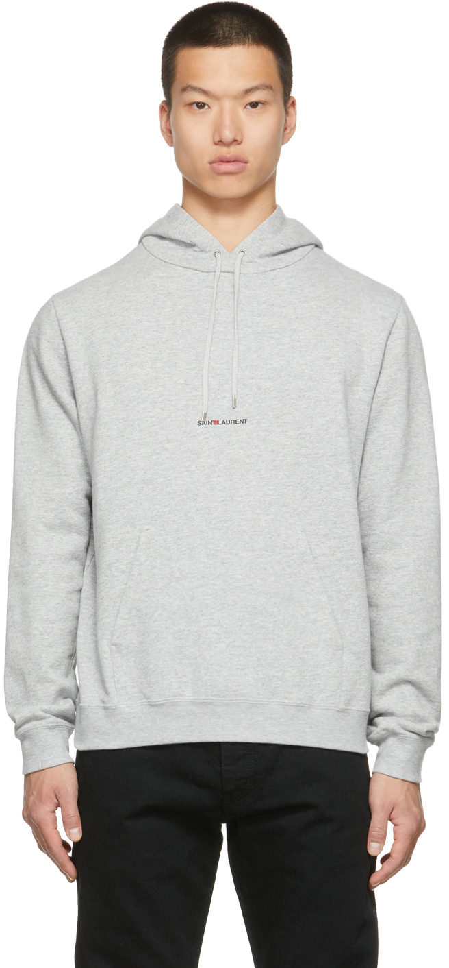 saint laurent gray hoodie