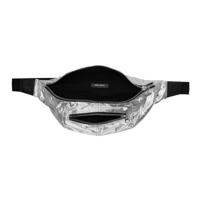 Isabel Marant Silver Nylon Noomi Fanny Pack Isabel Marant