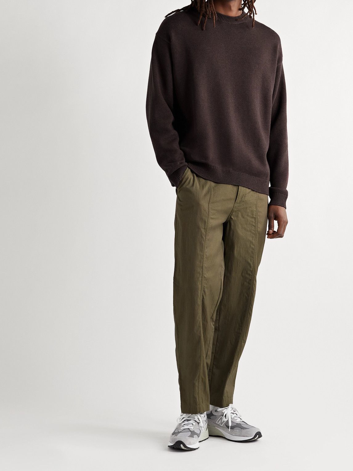 Studio Nicholson - Nimbus Cotton and Merino Wool-Blend Sweater 