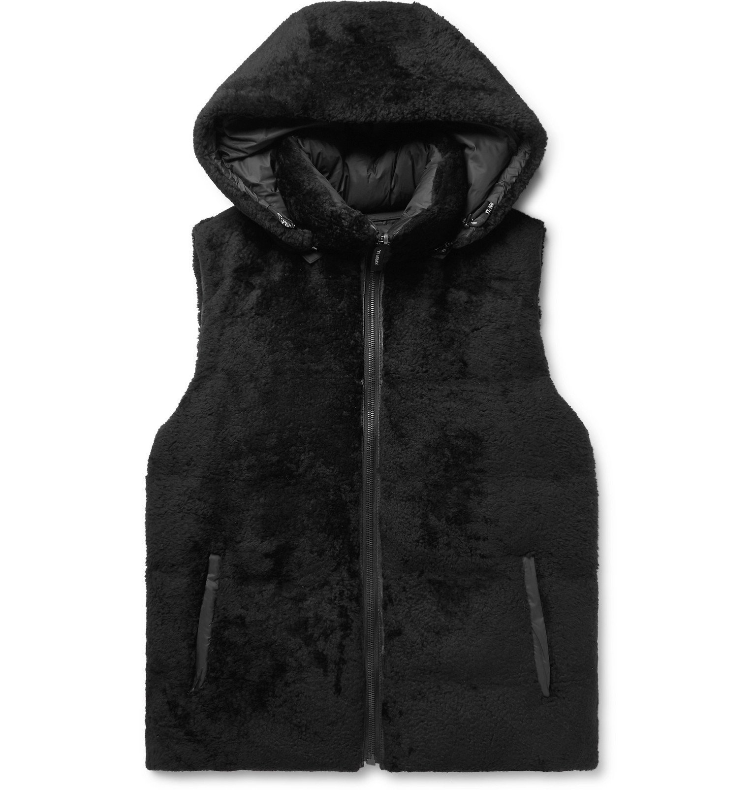 Yves Salomon - Reversible Shearling and Quilted Shell Hooded Down Gilet ...