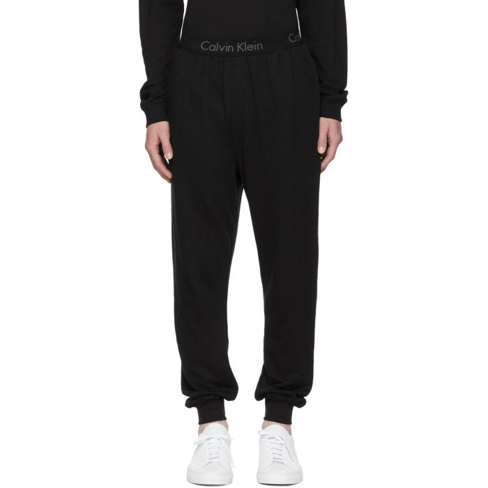 calvin klein black lounge pants