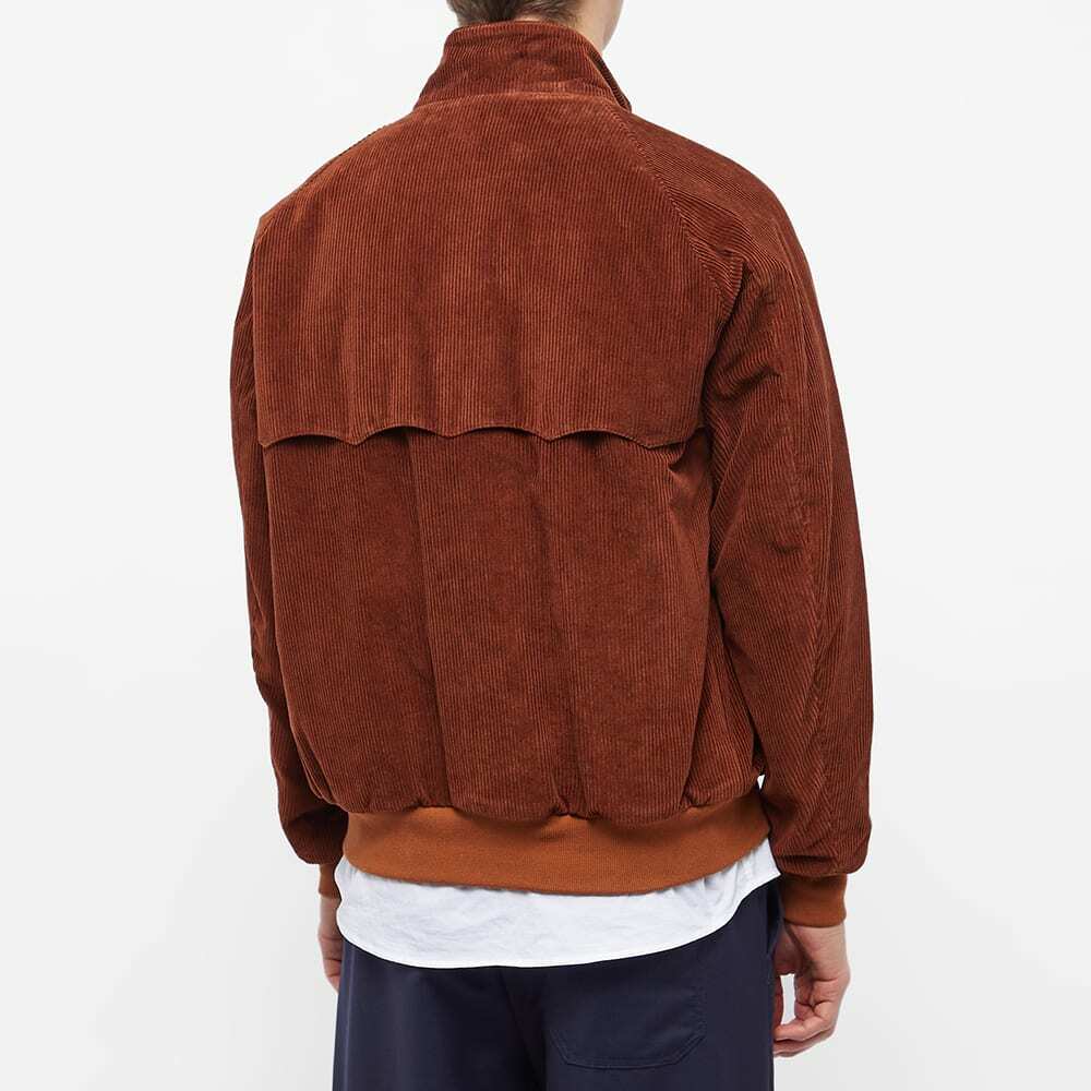 Baracuta Men's G9 Classic Cord Harrington Jacket in Congnac Baracuta