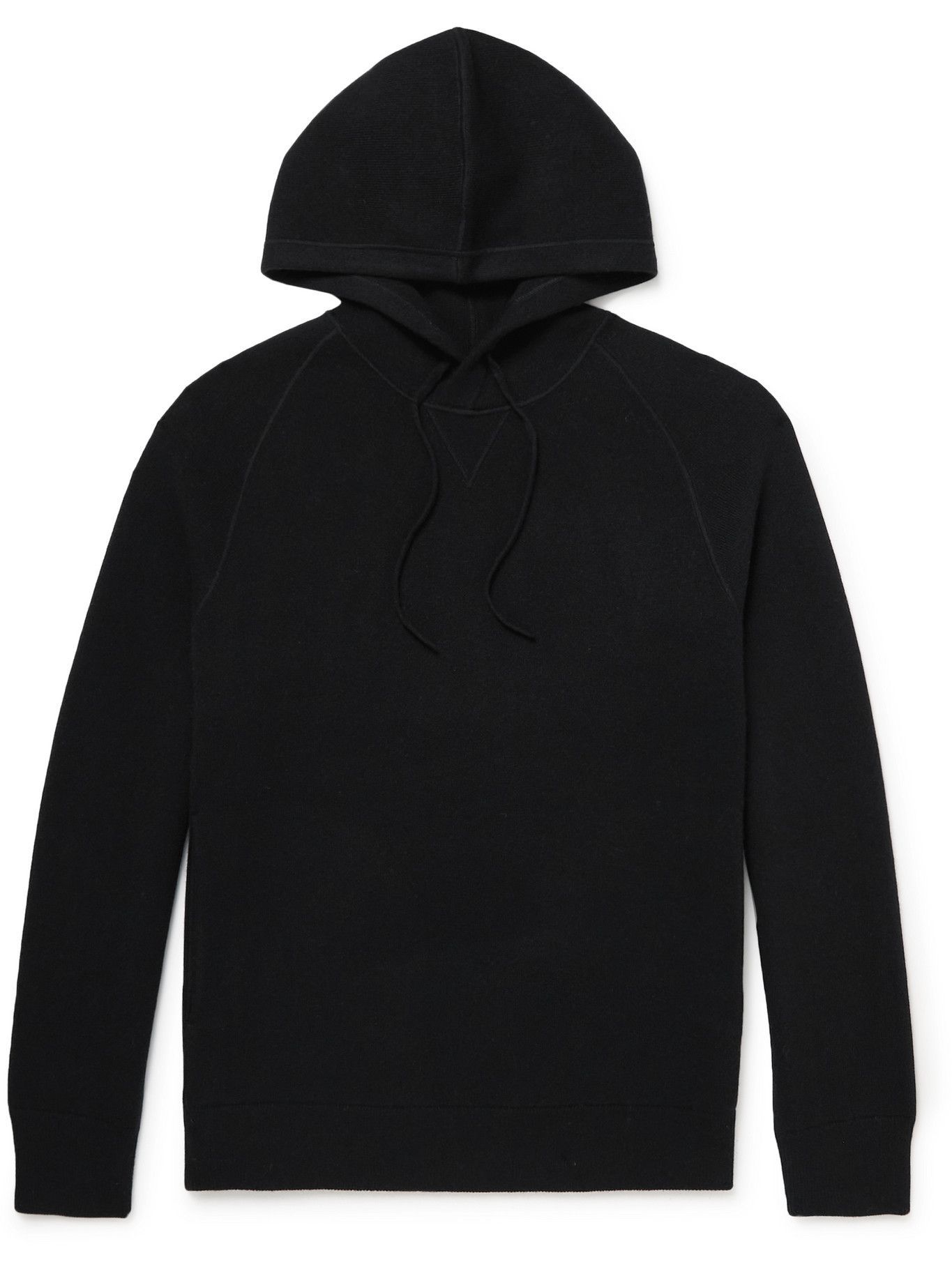 Theory - Wool and Cashmere-Blend Hoodie - Black Theory