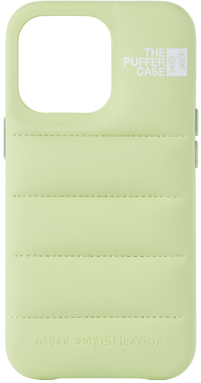 Urban Sophistication Green 'The Puffer' iPhone 13 Pro Case