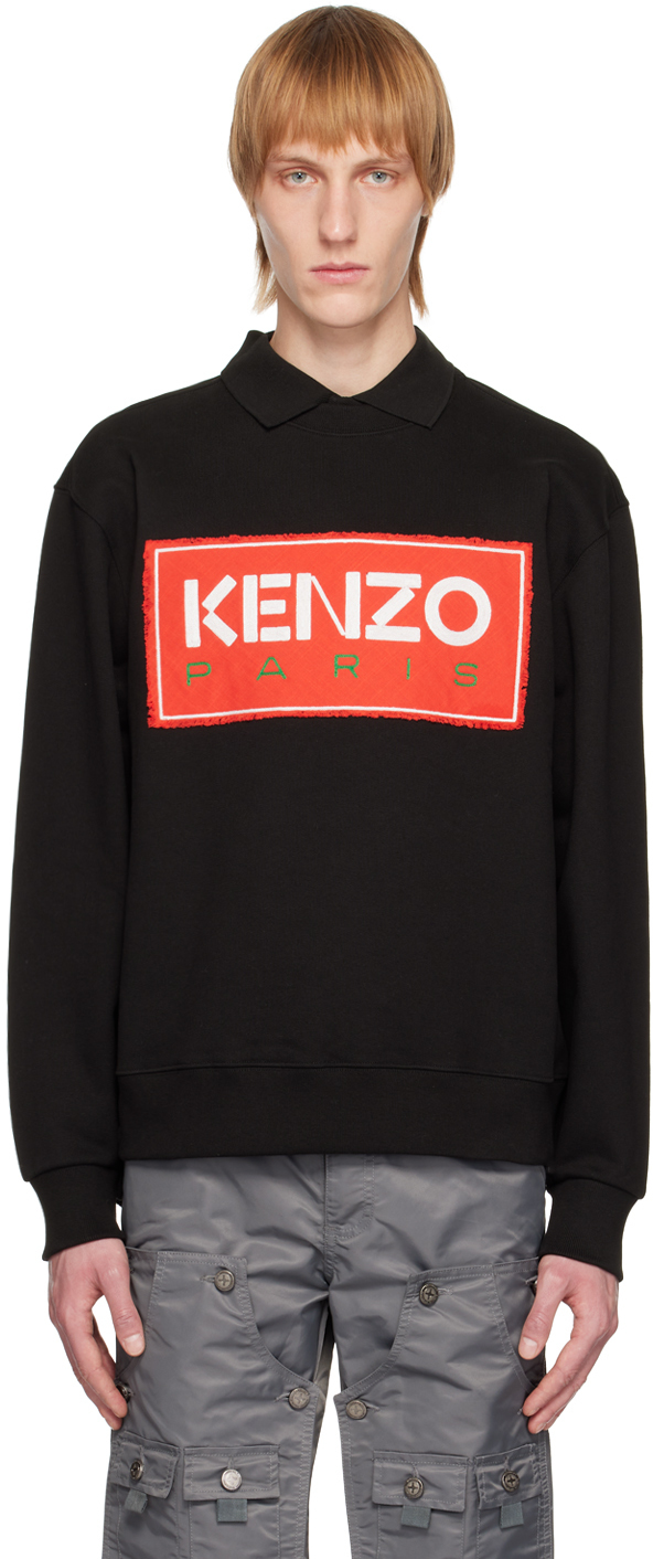 Photo: Kenzo Black 'Kenzo Paris' Sweatshirt